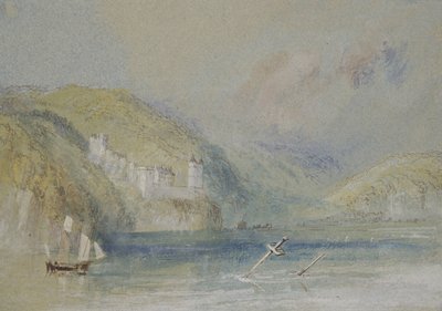 The Seine near Tancarville, c.1832 by Joseph Mallord William Turner